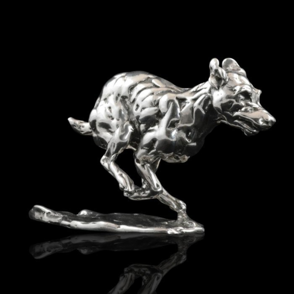 Bunched Terrier’ Sterling Silver Sculpture (Limited Edition)