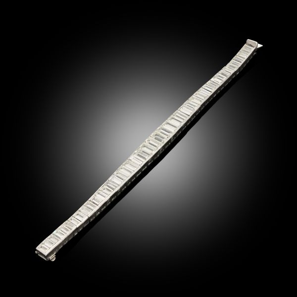 Vintage 32.52ct Diamond Line Bracelet