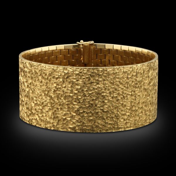 Vintage Strap Bracelet in 18ct Yellow Gold