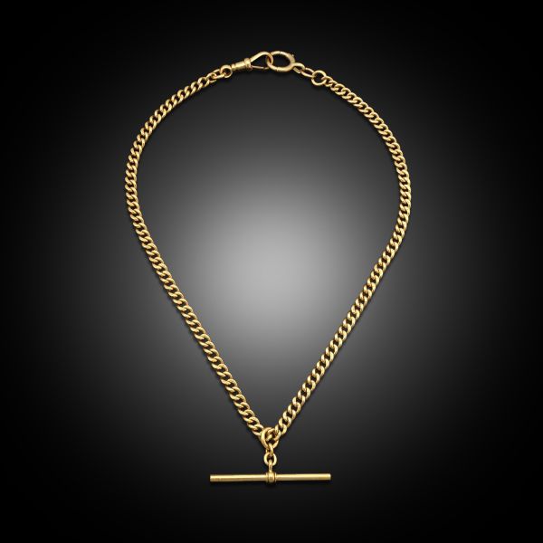 Victorian Albert Chain in 18ct Yellow Gold