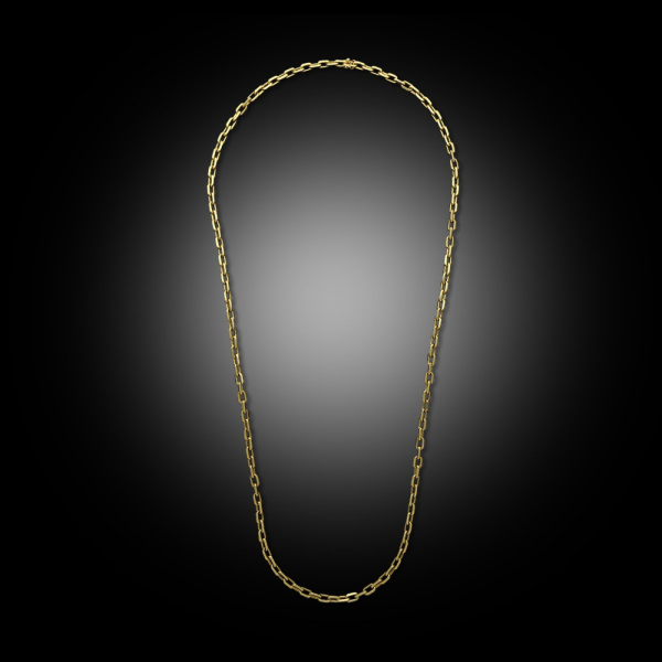Vintage 'Santos de Cartier' Gold Long Chain Necklace