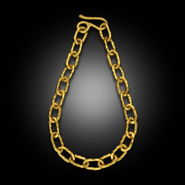 Vintage 'Cadene' Gold Link Necklace in 22ct Gold