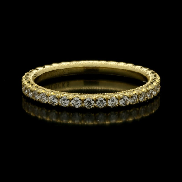 18ct Yellow Gold and Diamond Full Eternity Band