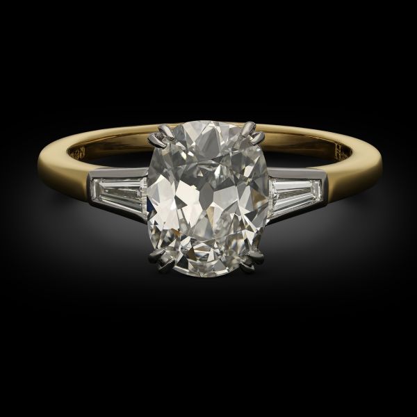 1.78ct Oval Cut Diamond Ring in 18ct Yellow Gold